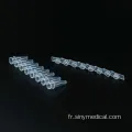 0,2 ml Clear 8 bandes PCR tubes extra mince mur